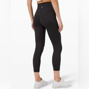 Lululemon Wunder Train High-Rise Crop 23" Black Size 20